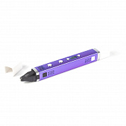 3D ручка Myriwell-3 RP100С с дисплеем, фиолетовый металлик
